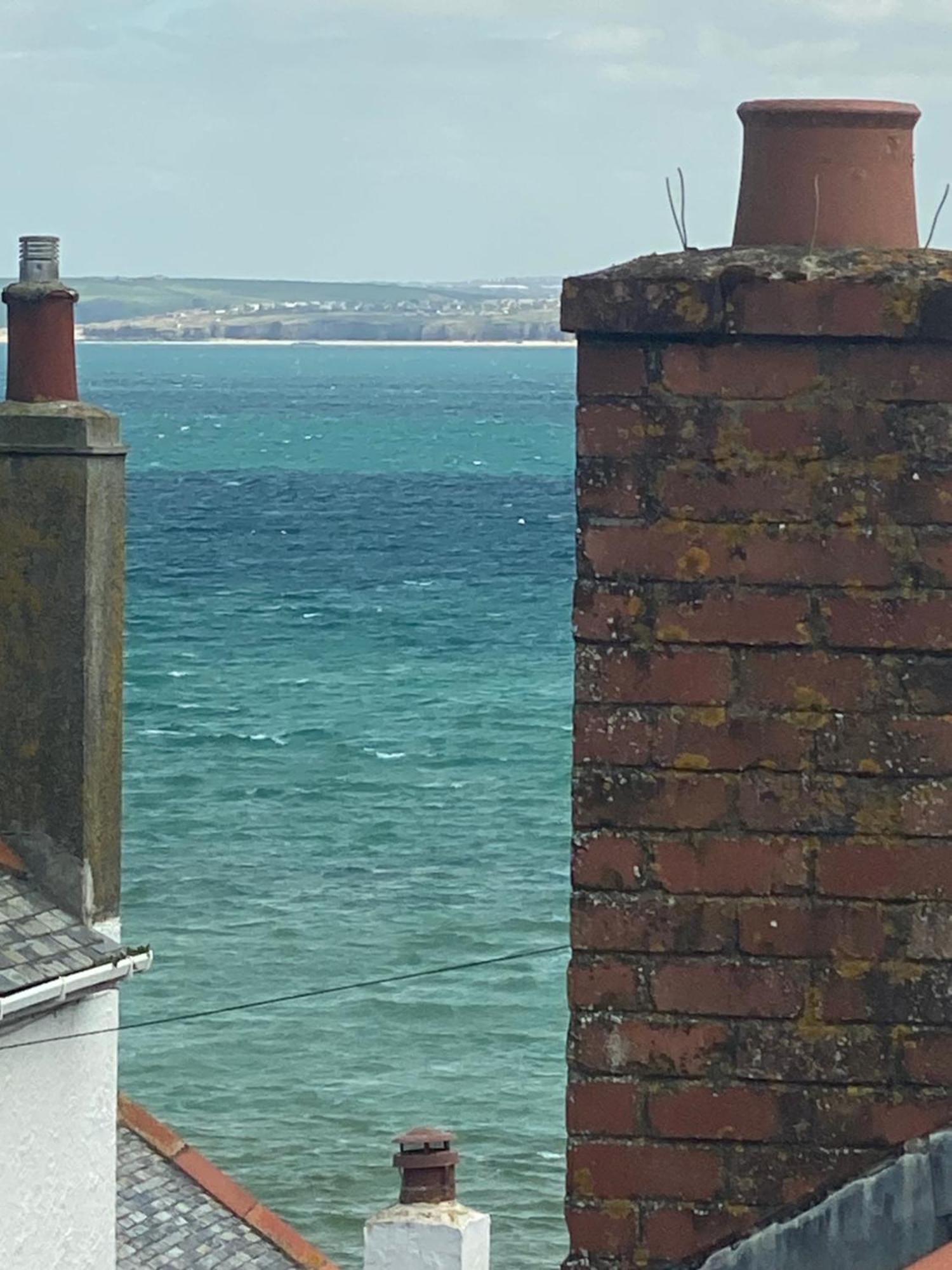 Little Dolly Sea View 2 Bedroom Apartment, St Ives Town, Dog Friendly المظهر الخارجي الصورة