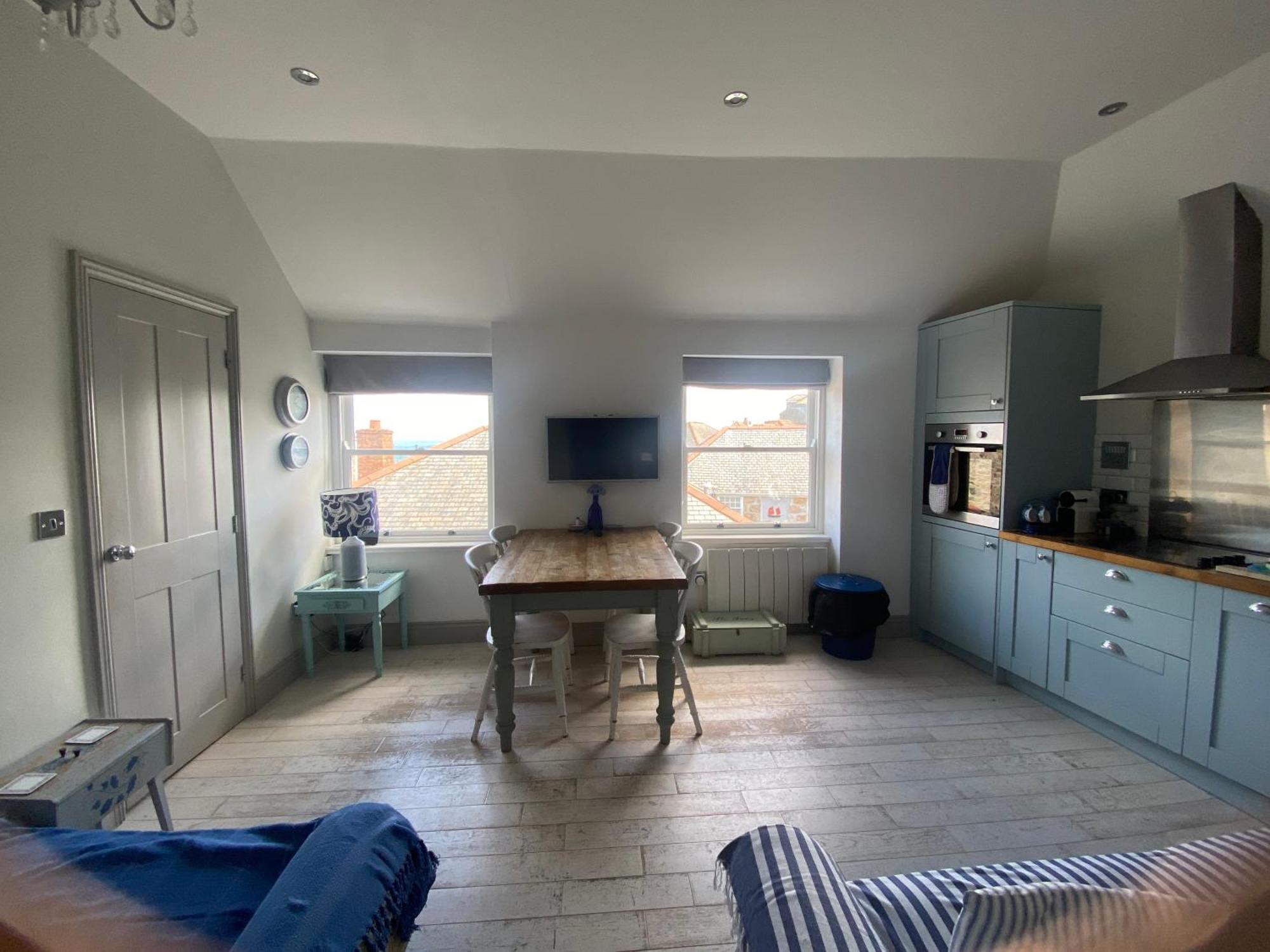 Little Dolly Sea View 2 Bedroom Apartment, St Ives Town, Dog Friendly المظهر الخارجي الصورة